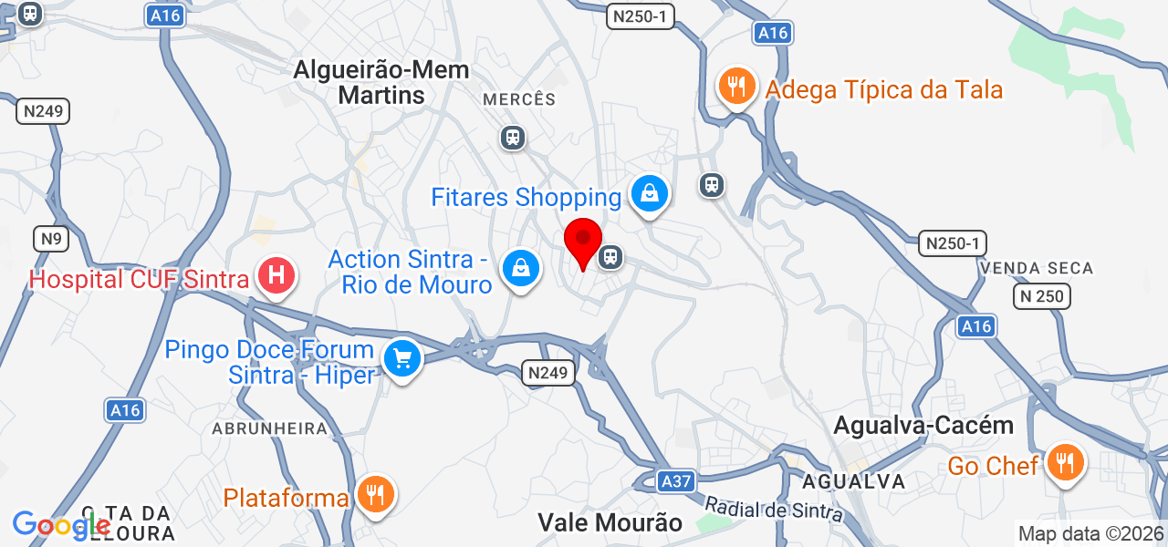Fs construção - Lisboa - Sintra - Mapa