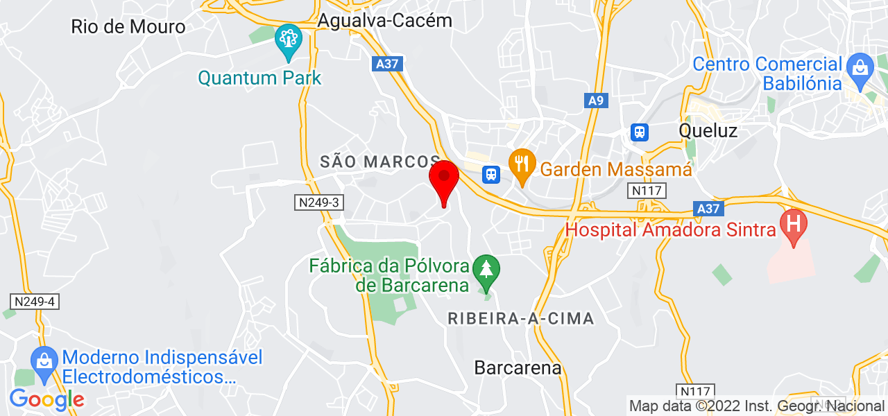 Bragan&ccedil;a Remodela&ccedil;oēs - Lisboa - Sintra - Mapa
