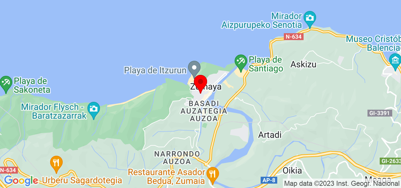 DJ ANERSOTE - País Vasco - Zumaia - Mapa