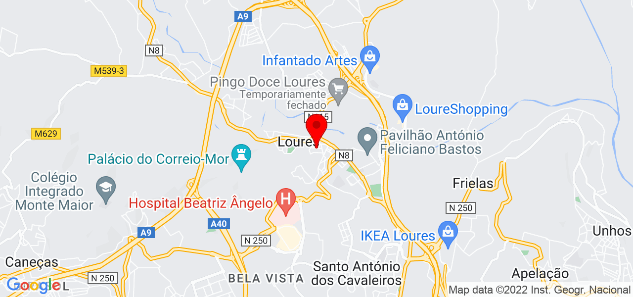 Filipa Santos - Lisboa - Loures - Mapa