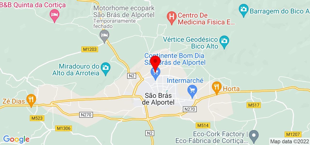 Margarida Dias - Faro - São Brás de Alportel - Mapa