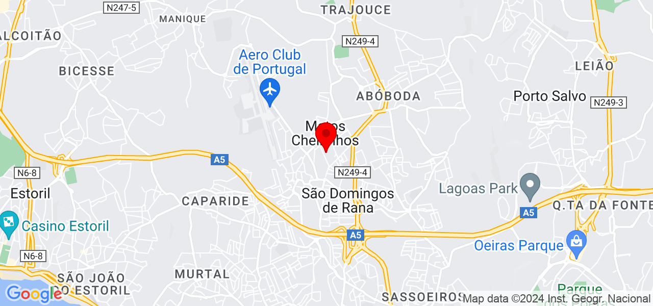 Pedro Alves - Lisboa - Cascais - Map