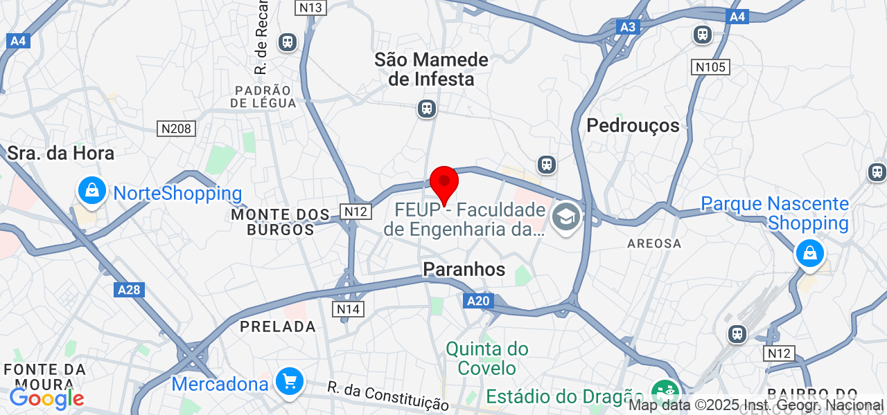 Heyder Rocha - Porto - Porto - Mapa