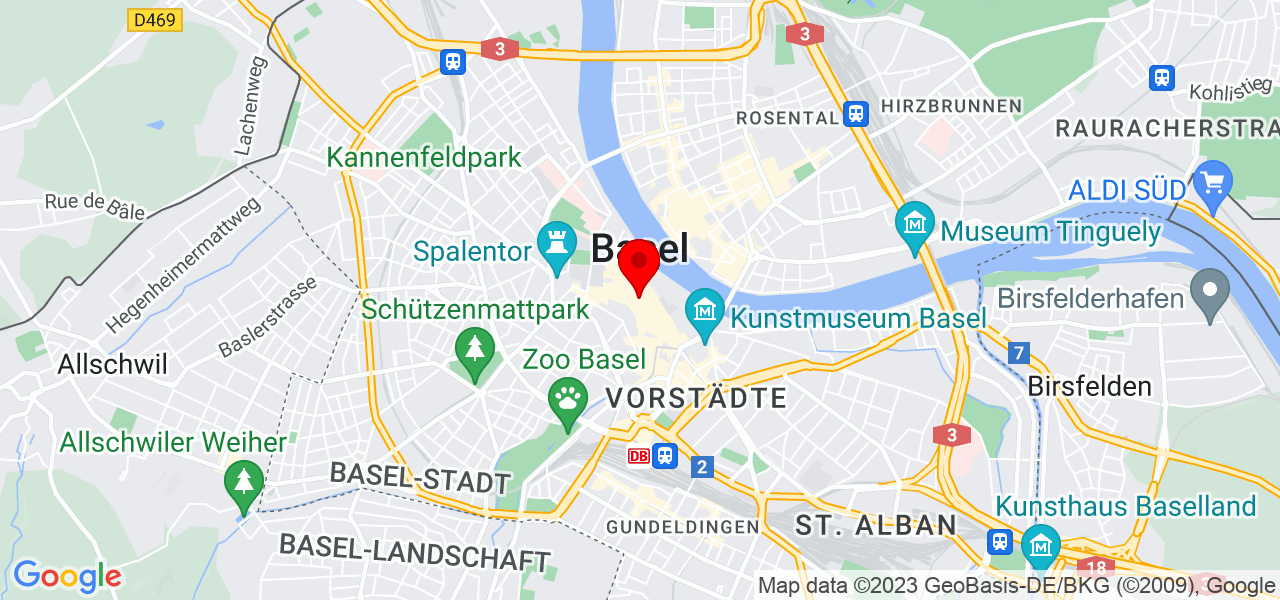 A & D - Basel-Stadt - Basel - Karte