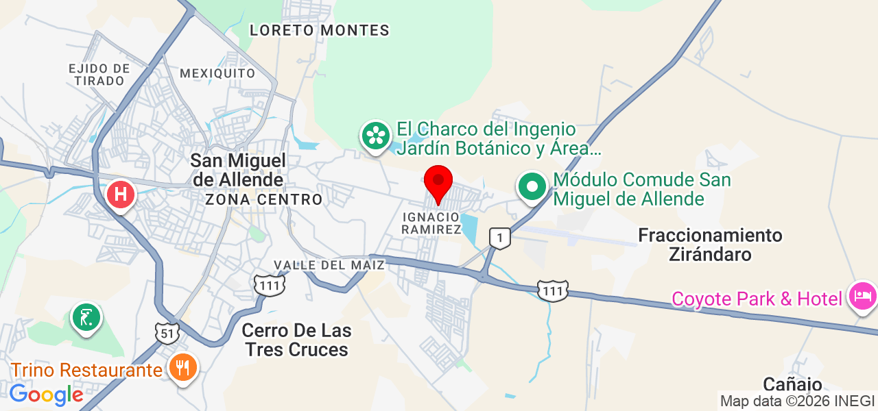 MAS-IT - Guanajuato - San Miguel de Allende - Map