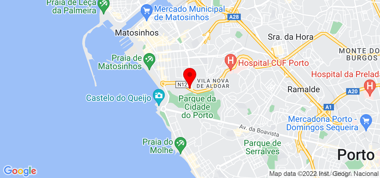 RealDogsporto - Porto - Matosinhos - Mapa