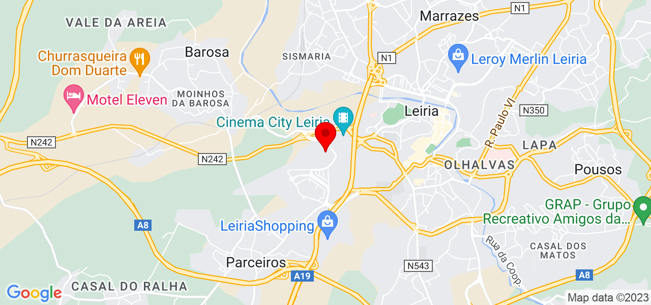 Gon&ccedil;alo Barreto - Leiria - Leiria - Mapa