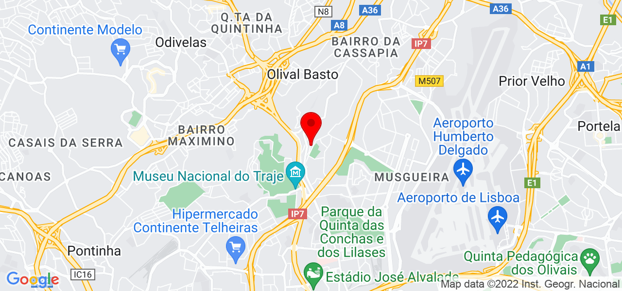 EntreEajuda PetSitting - Lisboa - Lisboa - Mapa
