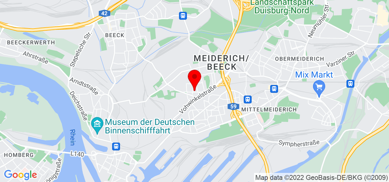 Keyguardian Schlüsseldienst - Nordrhein-Westfalen - Duisburg - Karte
