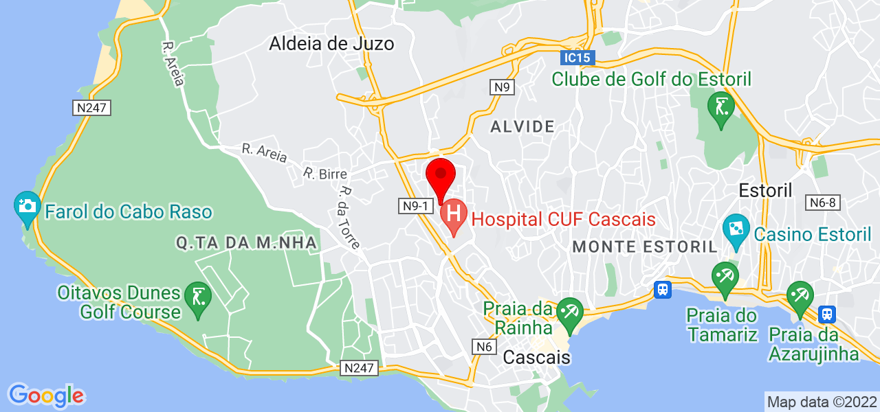 Departamento Kriativo - Arquitectura e Imagem - Lisboa - Cascais - Mapa