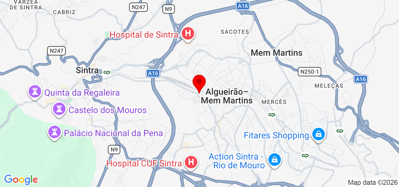 Sabrina Amaral - Lisboa - Sintra - Map