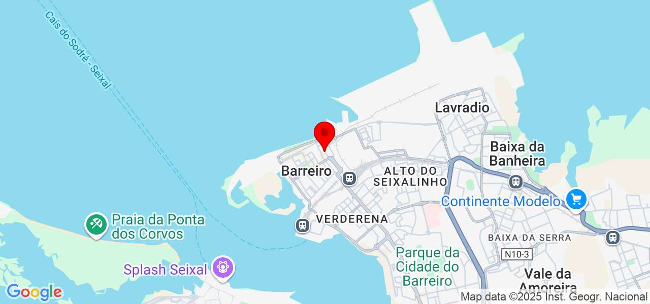 Douglas Oliveira - Setúbal - Barreiro - Mapa