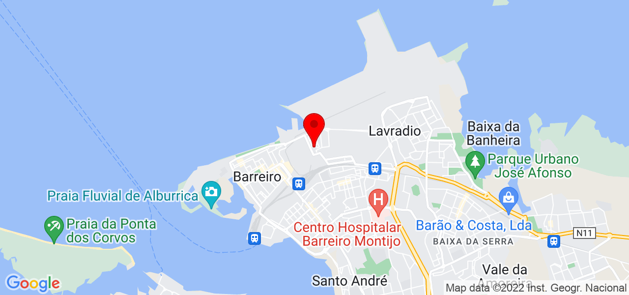 António - Home care assistance - Setúbal - Barreiro - Mapa