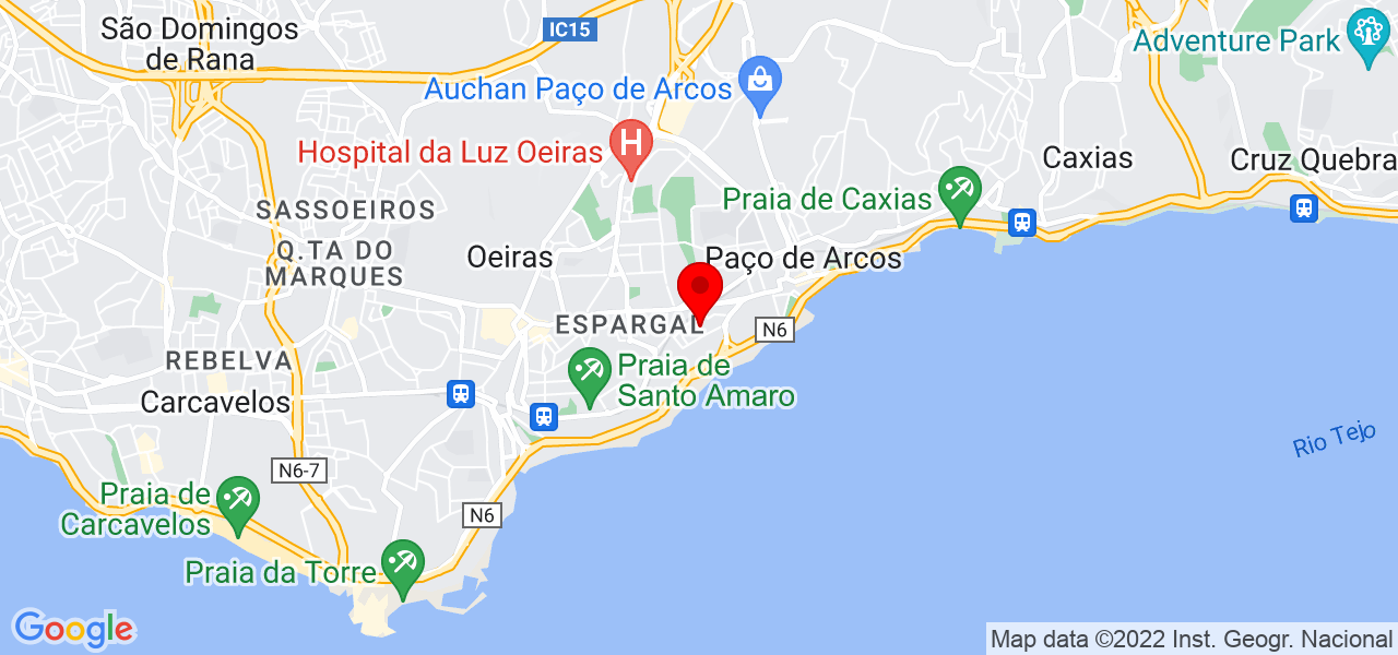 Roberto Cardoso - Lisboa - Oeiras - Map