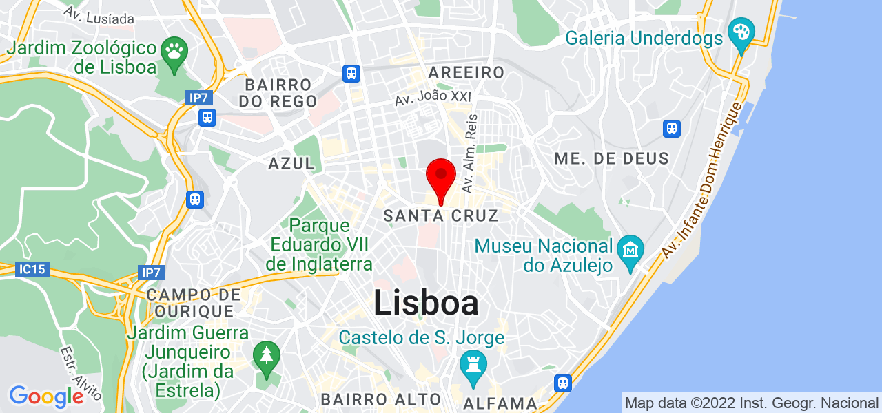 Rafael Domingues Personal Trainer - Lisboa - Lisboa - Mapa