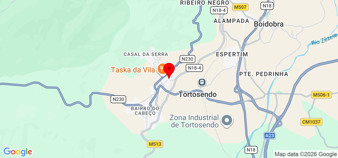 Vit&oacute;ria Mirella - Castelo Branco - Covilhã - Mapa