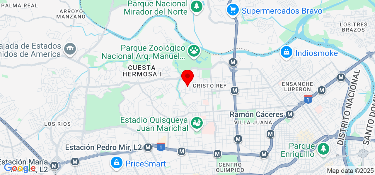 Mega tecnology - Santo Domingo - Santo Domingo Oeste - Mapa