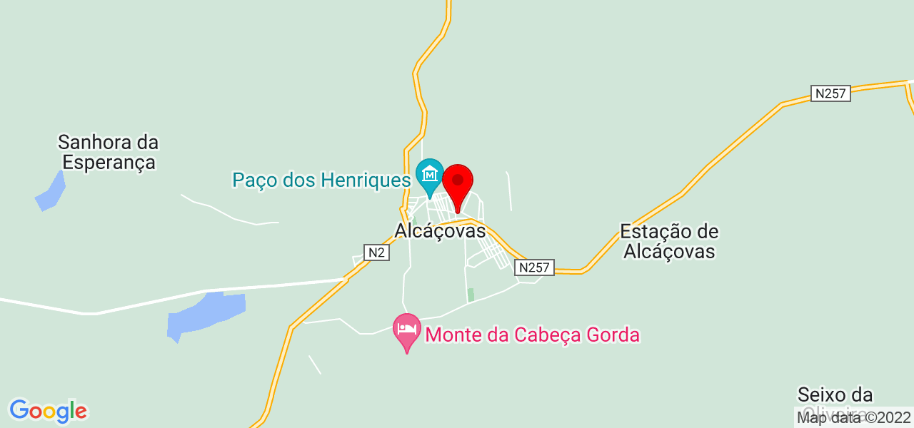 Corta Mato - Évora - Viana do Alentejo - Mapa