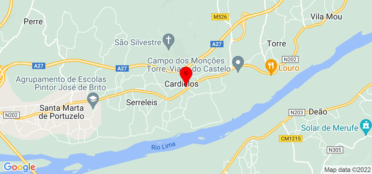 J&eacute;ssica Correia - Viana do Castelo - Viana do Castelo - Mapa