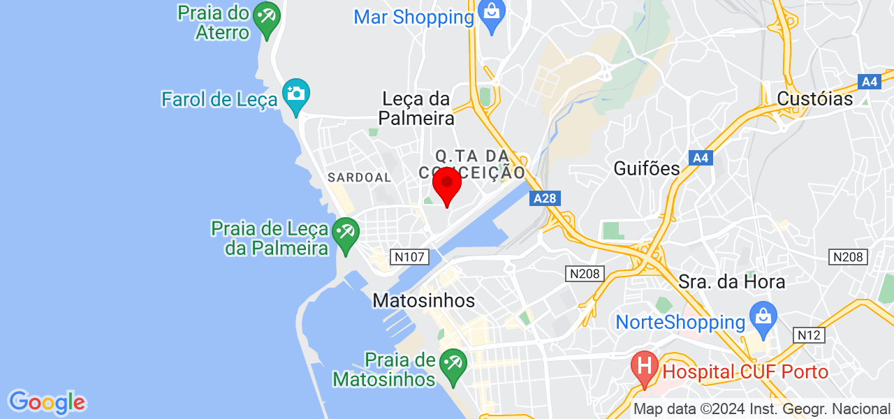 gederson - Porto - Matosinhos - Mapa