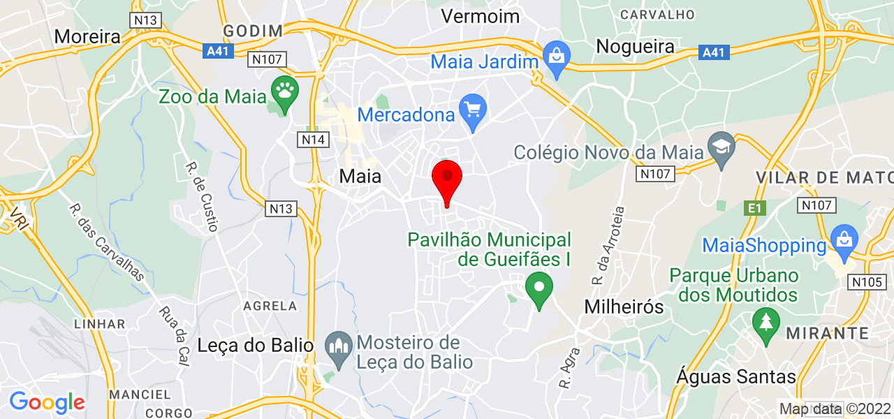 In&ecirc;s Alves Makeup&amp;Beauty - Porto - Maia - Mapa