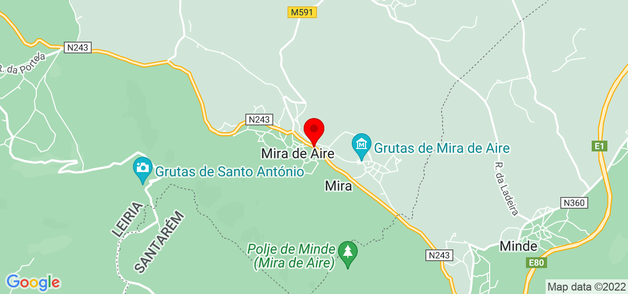 Semoa Pinheiro - Leiria - Porto de Mós - Mapa