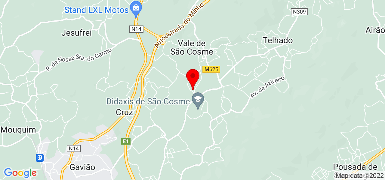 V&amp;B Unipessoal lda - Braga - Vila Nova de Famalicão - Mapa