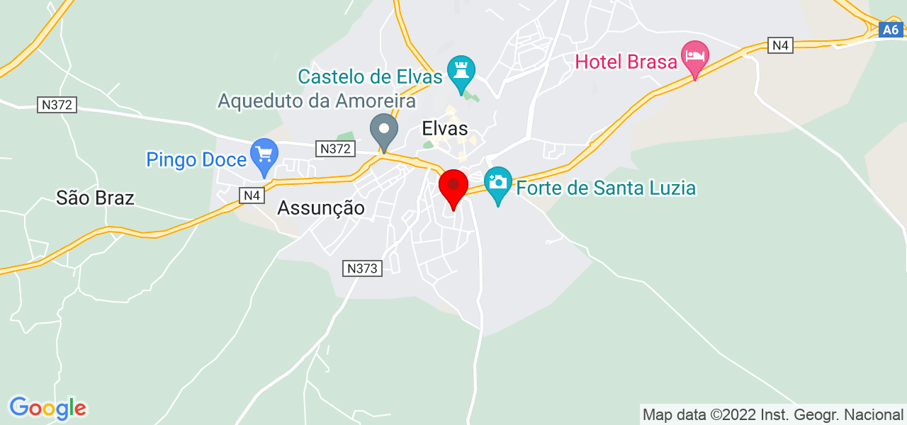 Isabel Serpa - Portalegre - Elvas - Mapa