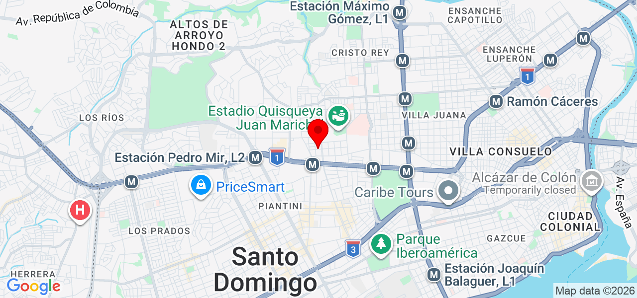 SERVICIOS GEOMAGRI - Distrito Nacional - Santo Domingo de Guzmán - Map