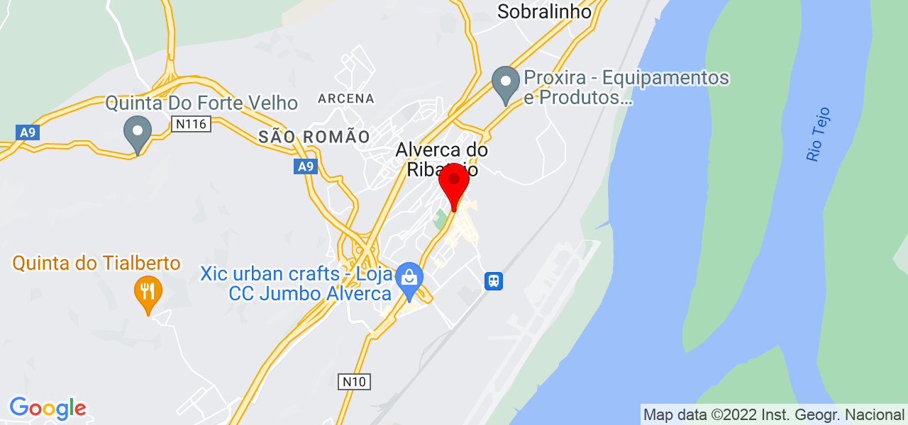 AlverConstroi - Lisboa - Vila Franca de Xira - Mapa