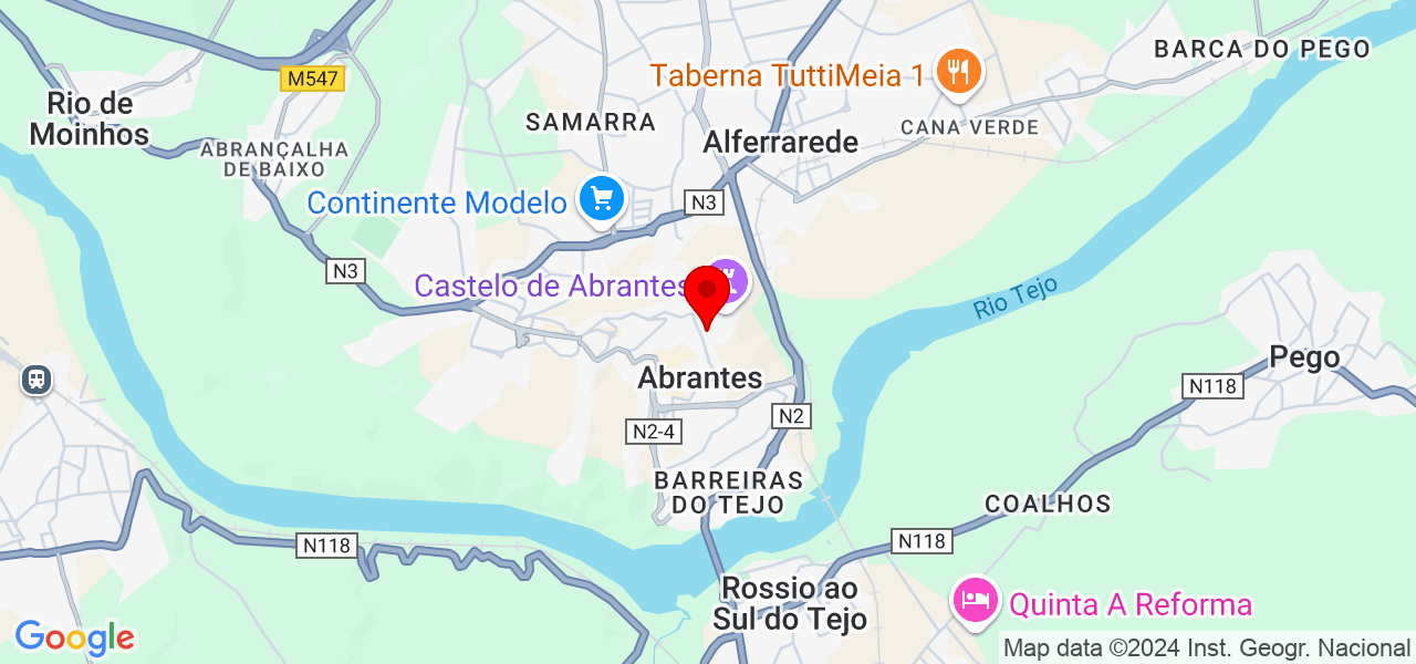 Levi ramos santos - Santarém - Abrantes - Map