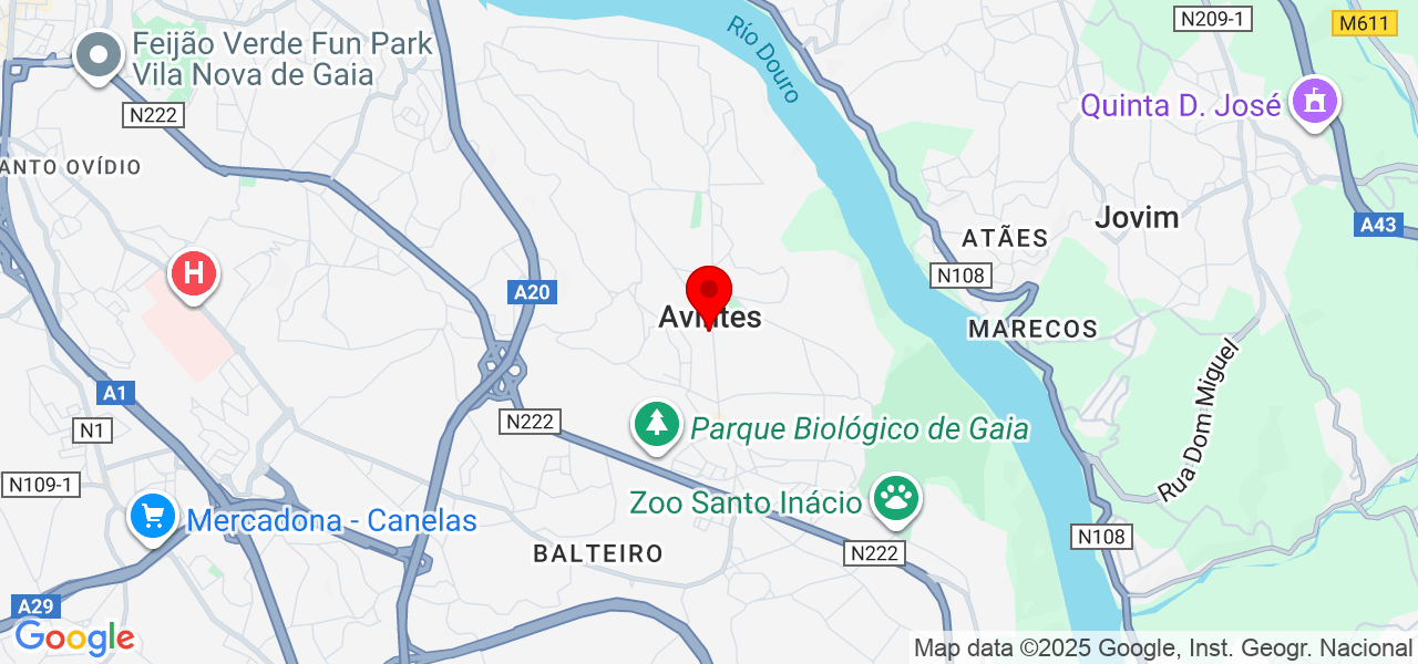 Space service - Porto - Vila Nova de Gaia - Map