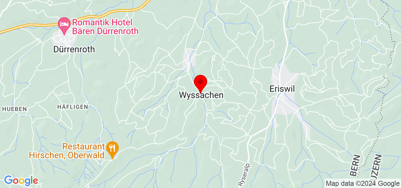 deis - Bern - Wyssachen - Karte