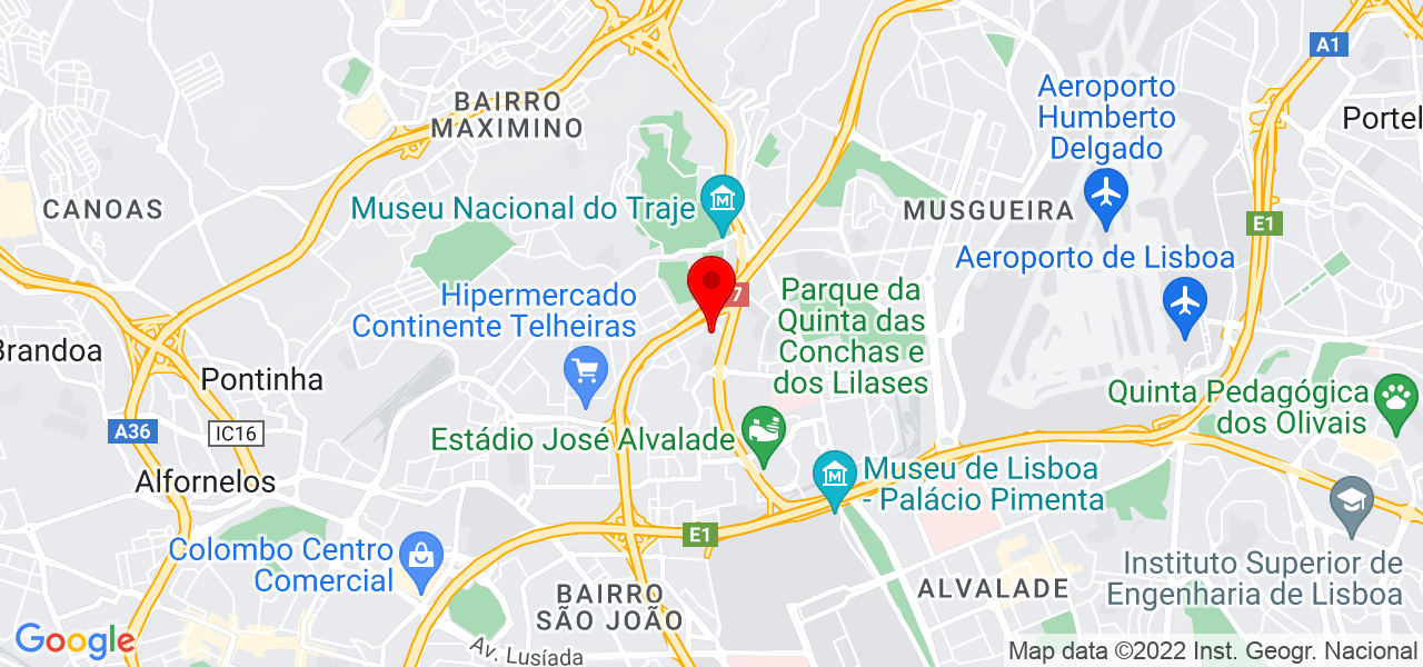 Tiago Correia - Lisboa - Lisboa - Mapa