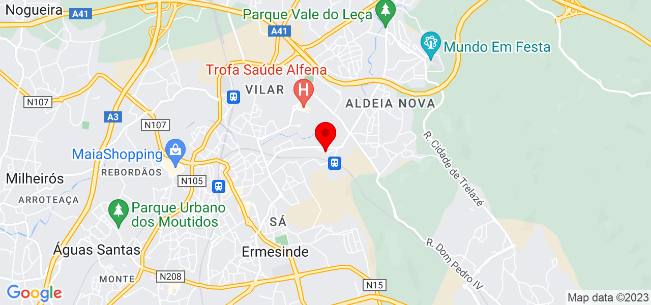 Emanuel Ferreira - Porto - Valongo - Mapa