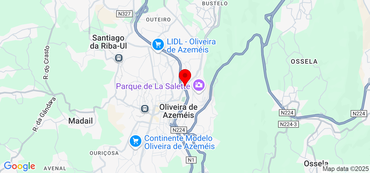 Amanda Torres - Aveiro - Oliveira de Azeméis - Map