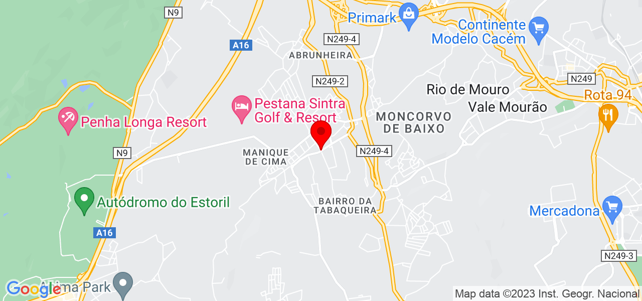 Orlanda Sales - Lisboa - Sintra - Mapa