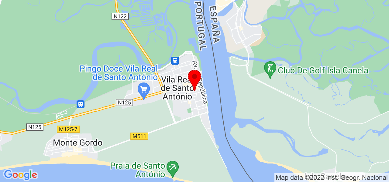 Day Conect - Faro - Vila Real de Santo António - Map