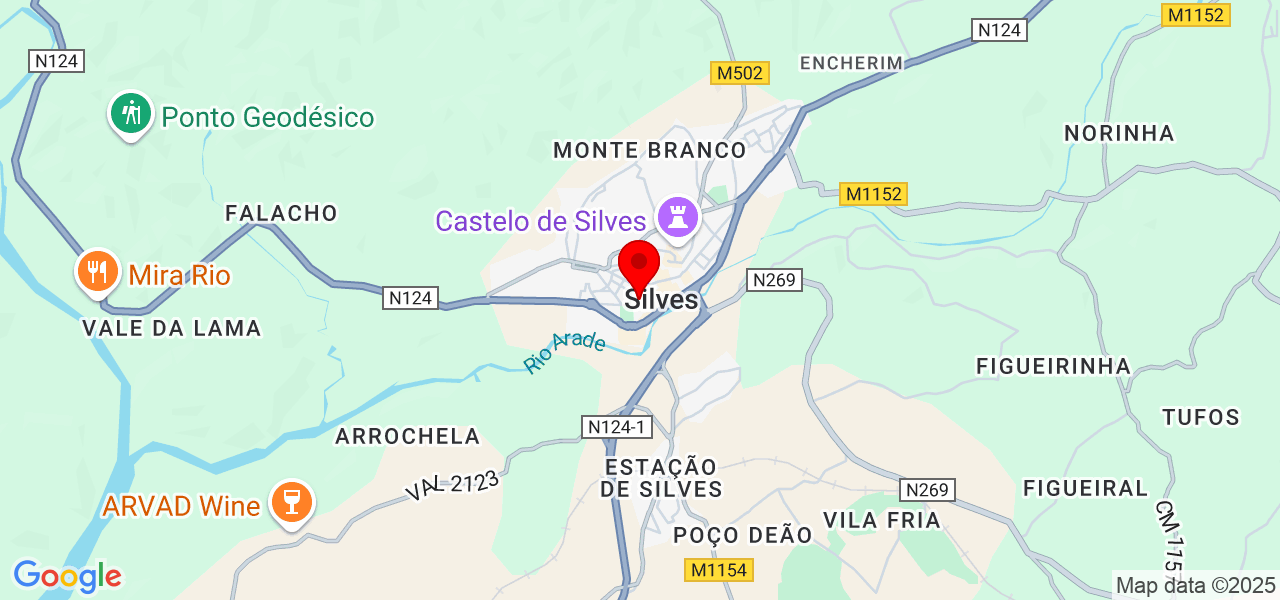 Ristal Prime - Faro - Silves - Mapa