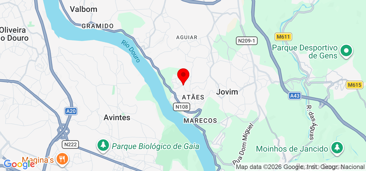 Gisela Charbel - Porto - Gondomar - Karte