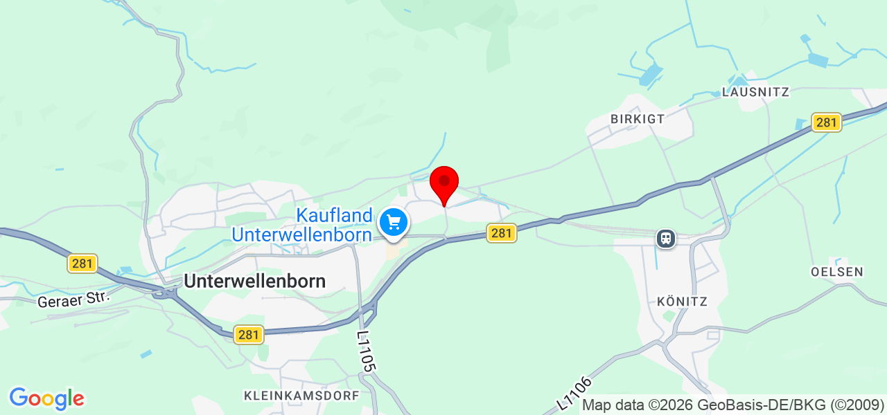 Technikservice Franke - Thüringen - Saalfeld-Rudolstadt - Karte