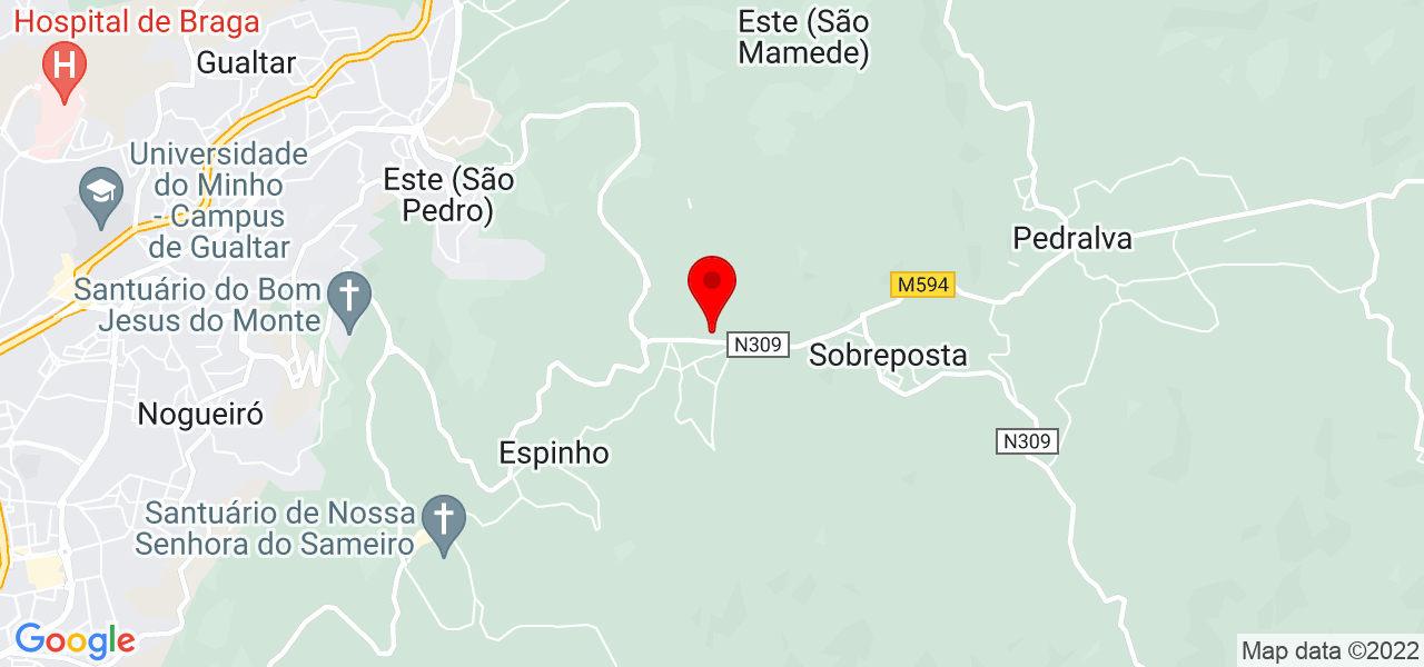 Arteverde - Braga - Braga - Mapa