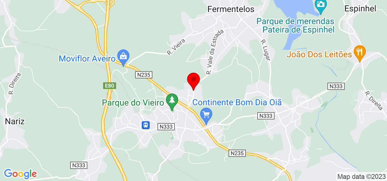 Susana - Aveiro - Oliveira do Bairro - Mapa
