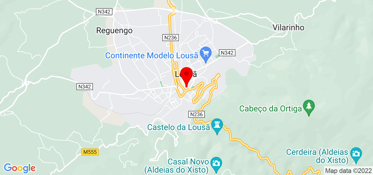 Ricardo Marques - Coimbra - Lousã - Mapa