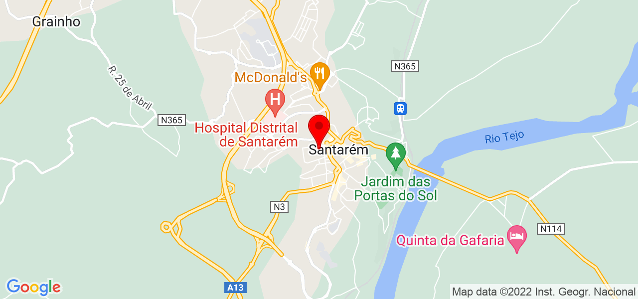 Manuela Silva - Santarém - Santarém - Mapa