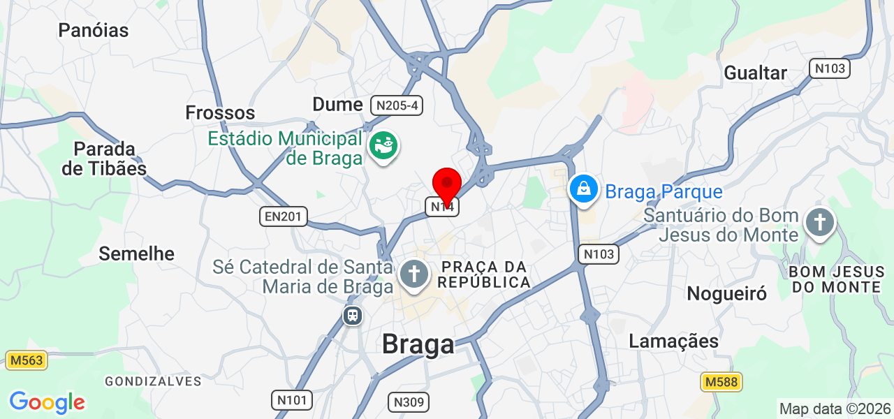 Tiago Silva - Braga - Braga - Karte