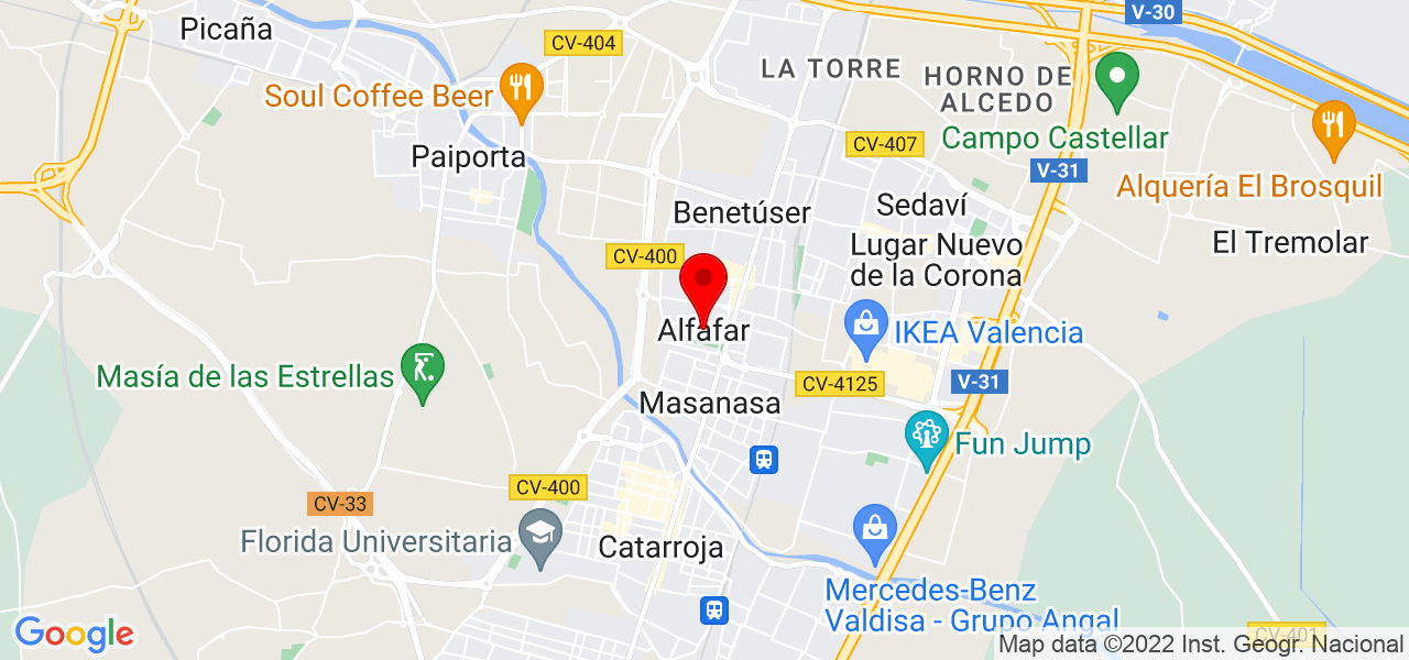 Pablo tapicero - Comunidad Valenciana - Alfafar - Mapa