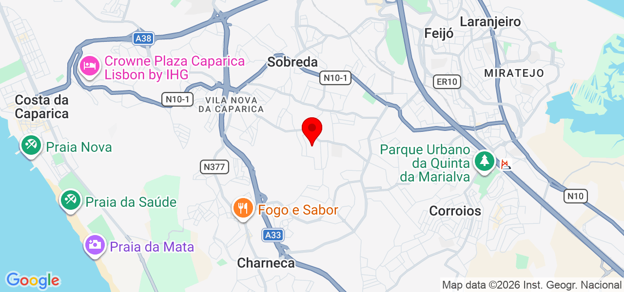Rui Reis - Setúbal - Almada - Mapa
