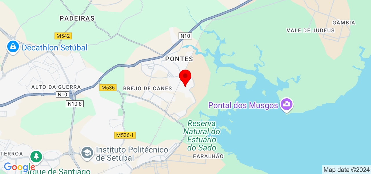 Moara Gusmao Arquitetura - Setúbal - Setúbal - Mapa