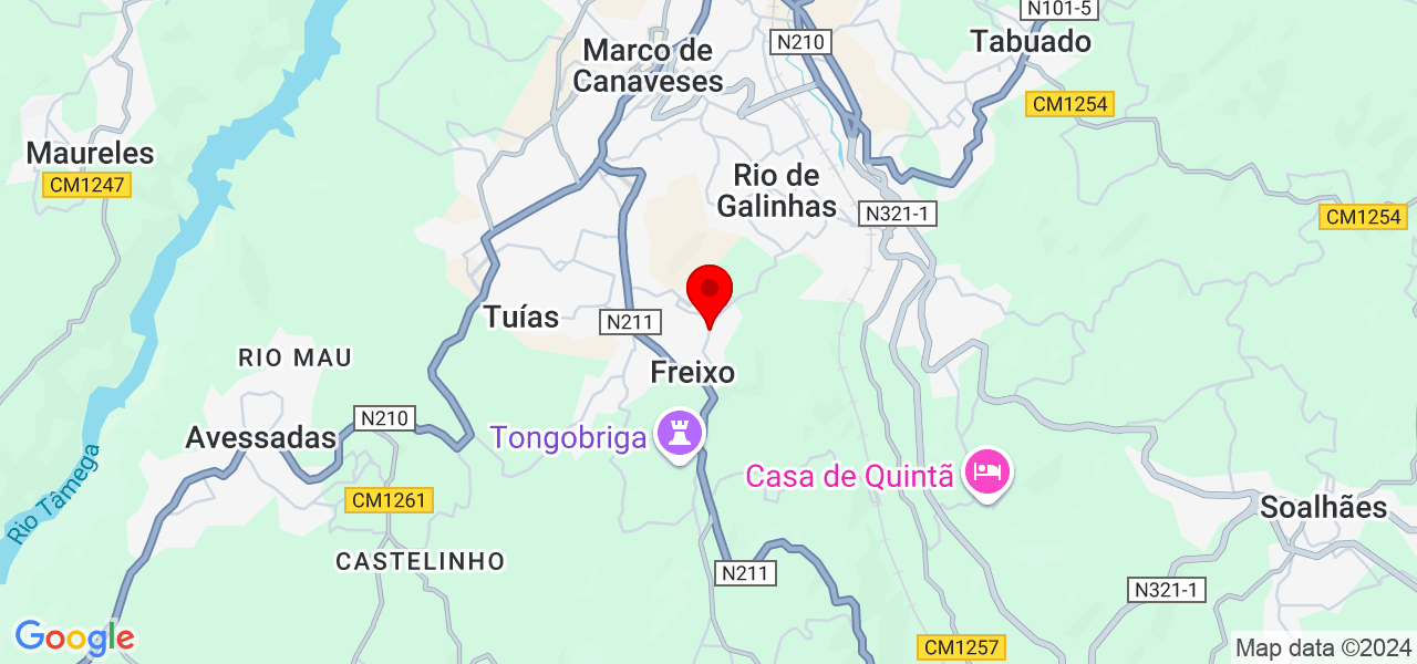 Sandra Sofia da Silva Nunes - Porto - Marco de Canaveses - Map